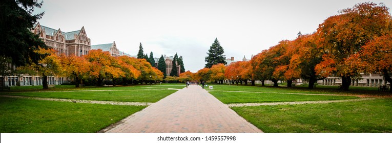 Seattle, WA / USA- Oct 25, 2016: Fall At The Quad, University Of Washington