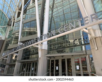 Seattle, Washington, July 3, 2021: Seattle’s Convention Center