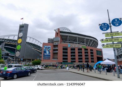 Seattle, Washington - June 30, 2018 : CenturyLink Field (Seahawks Stadium), Seattle, USA