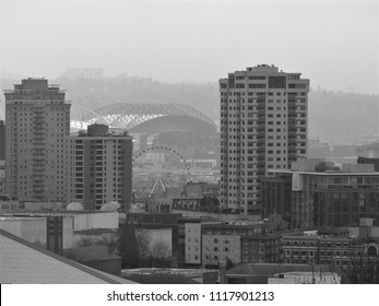 Seattle Washington From Queen Anne Hill.