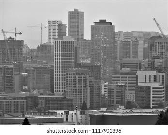 Seattle Washington From Queen Anne Hill.