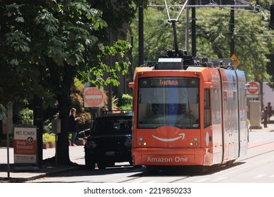 Seattle Washington September 15, 2022 Seattle City Buses.