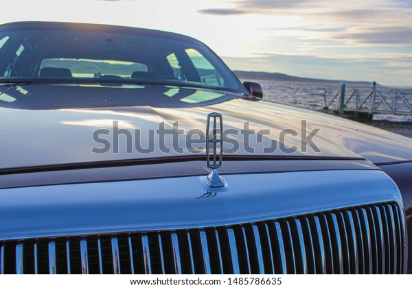 Seattle, Washington State, USA -\
\
July 23, 2019. American CLASSIC luxury car Lincoln Town\
Car\
\
