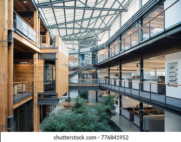 Seattle, Washington / United States - October 27, 2014: Army Corps Of Engineers Building