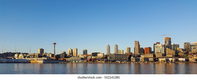 Seattle Waterfront Sunset