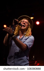 SEATTLE-JULY 20:  Folk, R&B Singer Allen Stone Performs On Stage During The Capitol Hill Block Party On July 20, 2012