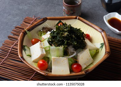 Seaweed Tofu Salad