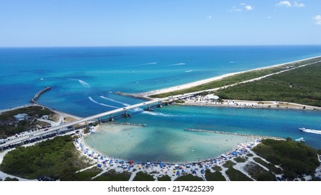 Sebastian Inlet State Park From Drone