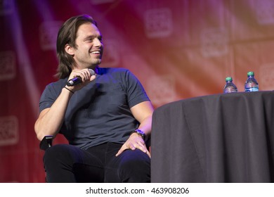 Sebastian Stan Attends Wizard World Comic Con In Salt Lake City, Utah USA On September 25th, 2015