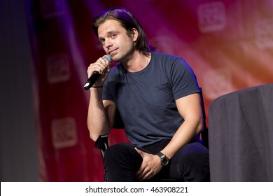 Sebastian Stan Attends Wizard World Comic Con In Salt Lake City, Utah USA On September 25th, 2015