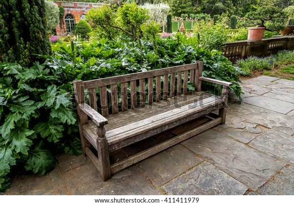 Secluded Old English Garden Style Park Stock Photo Edit Now
