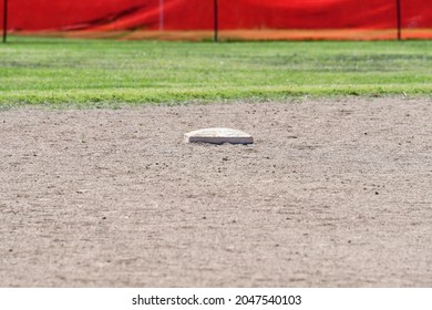 Second Base On A Softball Field