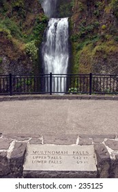 Second drop of multnomah falls