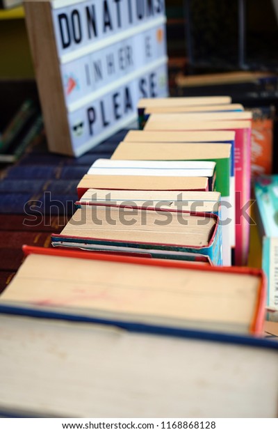 Second Hand Books Charity Thrift Store Stock Photo Edit Now