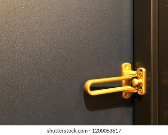 Second lock of the door form inside