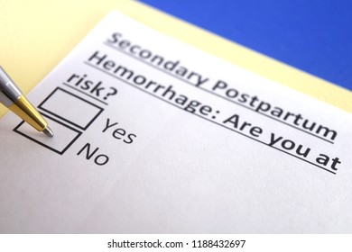 Secondary Postpartum Hemorrhage: Are You At Risk? Yes Or No