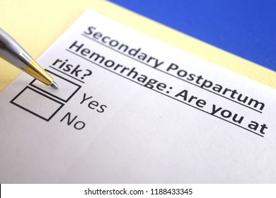 Secondary Postpartum Hemorrhage: Are You At Risk? Yes Or No