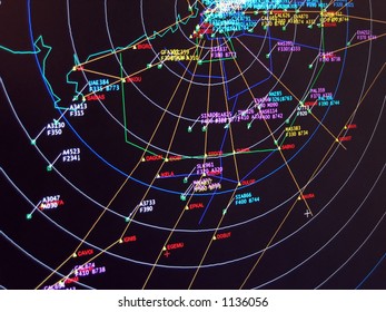 Secondary Surveillance Radar Situation Screen Display