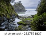 Secret Beach along the Pacific Coast Highway in Oregon