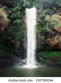 Secret Falls On Kauai Island