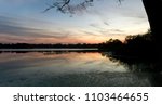 Secret Lake Park at sunset located on Triplet lake drive,  Casselberry Florida.