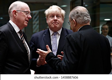 Secretary of State for Foreign Affairs of UK, Boris Johnson attends in an European Union Foreign Affairs Council meeting in Brussels, Belgium on Jan. 16, 2017
