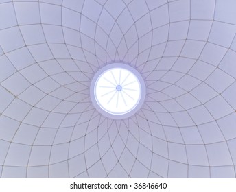 Section of a ceiling of a modern building