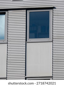 section facade of a modernbuilding 
