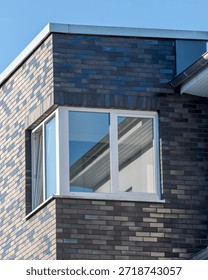section facade of a modernbuilding 