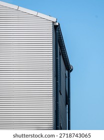 section facade of a modernbuilding 