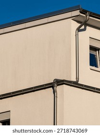 section facade of a modernbuilding 