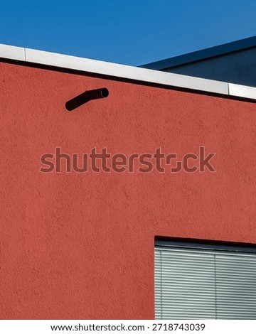 section facade of a modernbuilding 