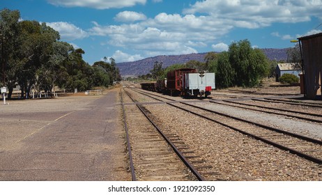 A Section Of The Original Ghan Railway In Quorn, South Australia