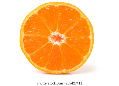 Section Of Seedless Satsuma Mandarin (Citrus Unshiu)