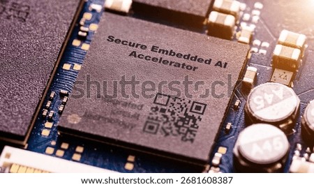 Secure Embedded AI Accelerator Provides cryptographic security for AI-based military applications. integrated circuits ICs