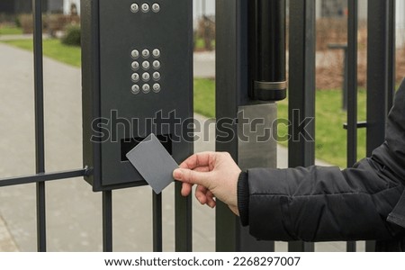 Secure Home System, Electronic Key Card, Intercom Keypad, Using Door Phone, Doorphone, Entryphone, Videophone Call, Digital Electronic Doorbell