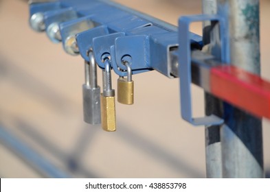 Secure locked gate