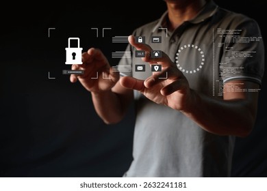 Secure login processing, identification of people who need to access the system