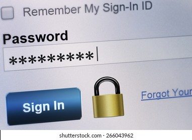 secure password typing, login sequence