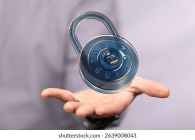 Secure Your Data: Digital Lock on Hand