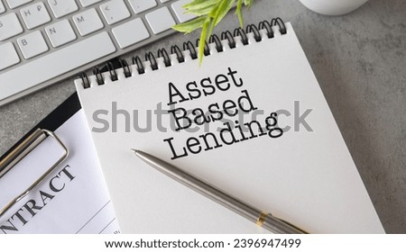 Securities Based Lending text on a paper on chart background