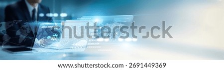 A security analyst using a laptop configures identity and access management platforms, authentication, authorization, credentials, .monitoring compliance, permissions, and secure protocols.