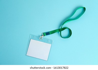 Security Badge On Colorful Background, Event Invitation Concept, Job