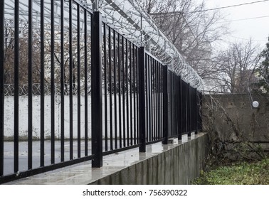 Security, Barbed wire, barbed wire on the fence. Egoz's barbed wire