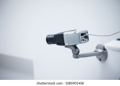 Security Camera, CCTV on location at airport.