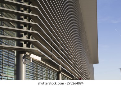 Security camera in a modern building, for video surveillance