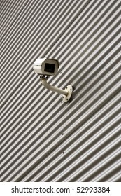 security camera on a building