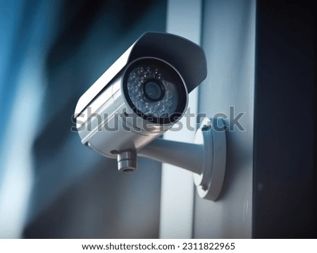 security camera on modern building