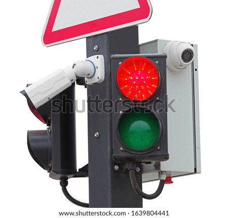 Similar – Image, Stock Photo Traffic light system for homosexuals