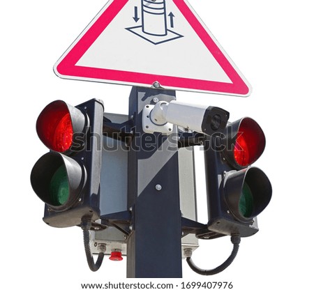 Similar – Image, Stock Photo Traffic light system for homosexuals